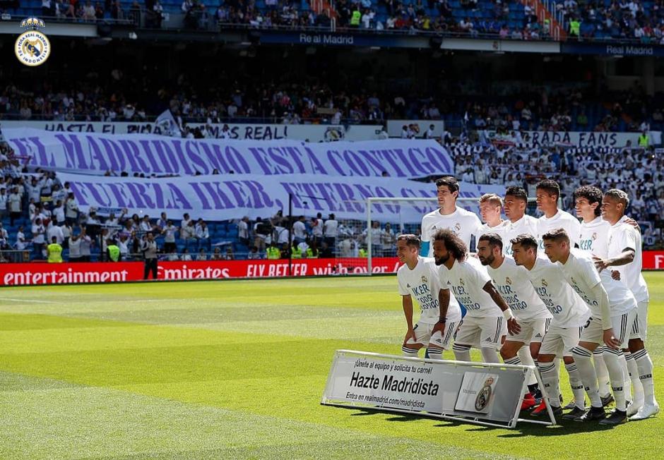 El Real Madrid le demostró su respaldo al portero Iker Casillas, quien sufre problemas de salud. (Foto: Real Madrid)