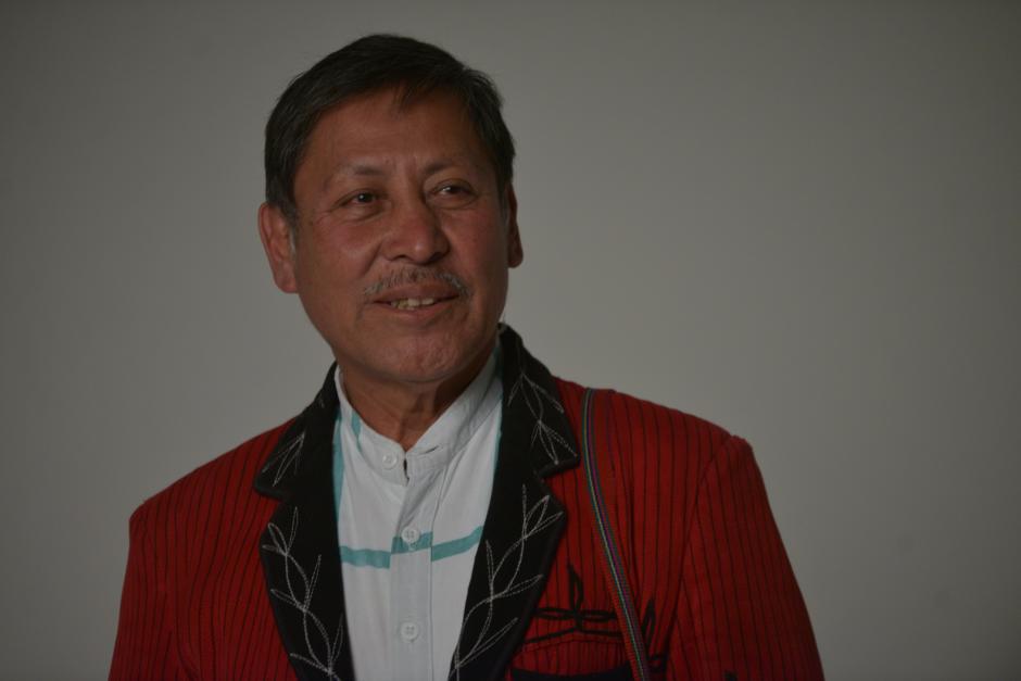 Pablo Ceto es el candidato presidencial Unidad Revolucionaria Nacional Guatemalteca. (Foto: Jesús Alfonso/Soy502)