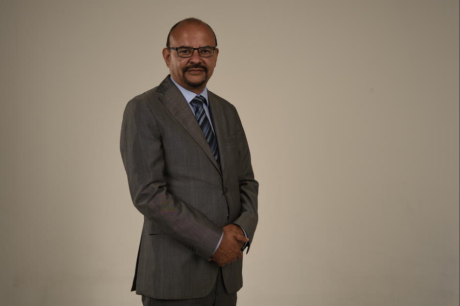 Manfredo Marroquín busca la presidencia&nbsp; a través de Encuentro por Guatemala. (Foto: Wilder López/Soy502)