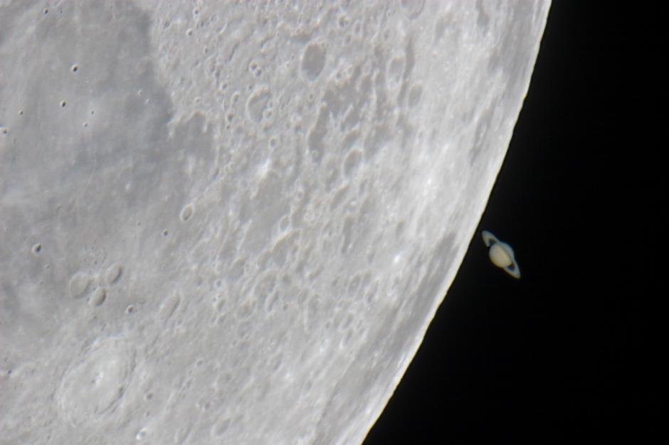 En Guatemala se podr&aacute; ver la Luna alineada con Saturno. (Foto: Nasa)&nbsp;