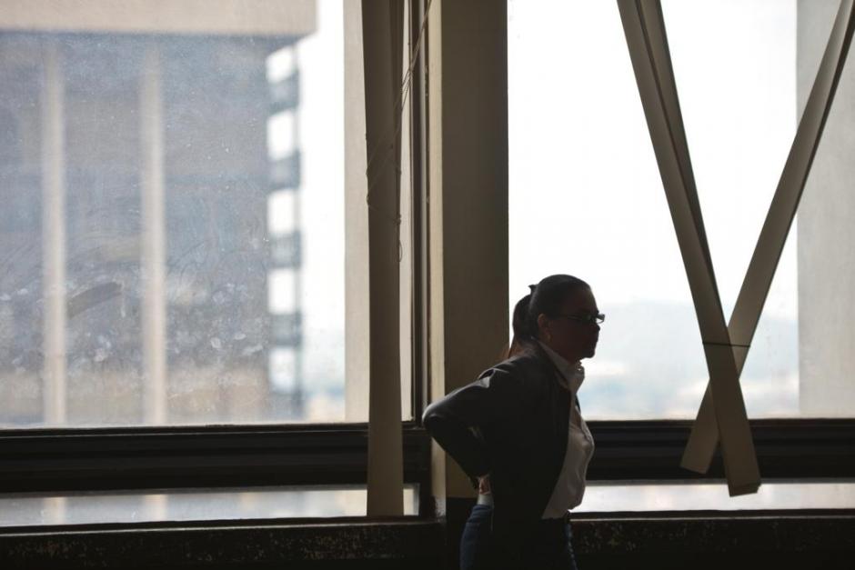 Roxana Baldetti se queja de dolores en la espalda en el &aacute;rea lumbar. (Foto: Jes&uacute;s Alfonso/Soy502)&nbsp;