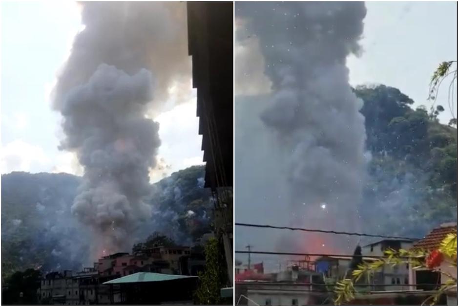 La explosi&oacute;n ocurri&oacute; dentro de una bodega de juegos pirot&eacute;cnicos en la La Mesilla, Huehuetenango. (Foto: Medios Locales)&nbsp;
