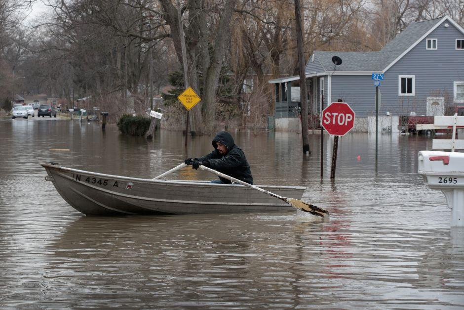 Las fuertes lluvias han provocado inundaciones en la zona central de EE.UU. (Foto: La Opini&oacute;n)