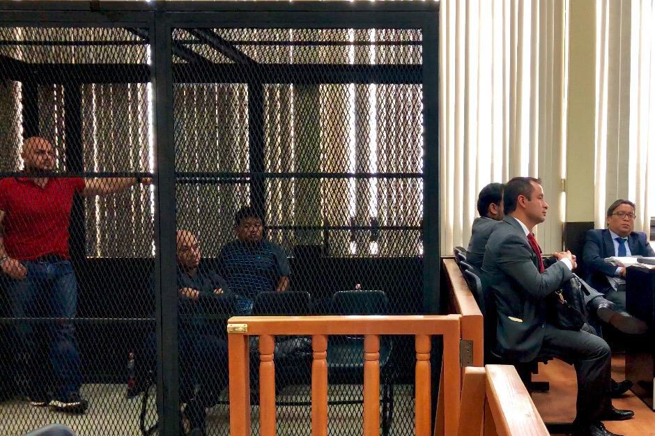 La audiencia en la que se decidi&oacute; que el candidato a alcalde enfrentara un juicio. (Foto: Soy502)