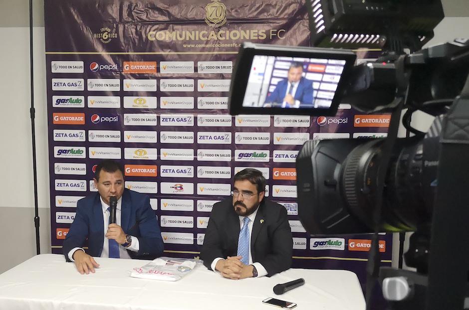 Juan García y Mauricio Tapia llegan a Comunicaciones. (Foto: Luis Barrios/Soy502)