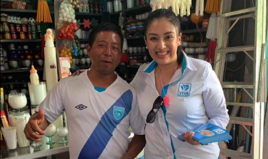 Alexandra Ajcip es candidata a diputada por el Distrito Central del partido VIVA. (Foto: captura Facebook)&nbsp;