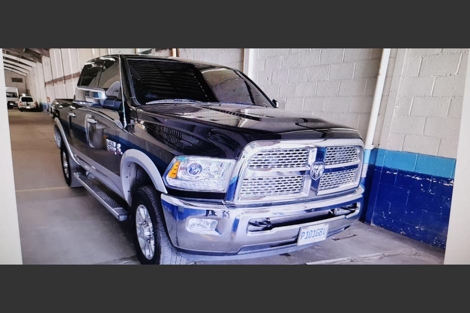 Vista del veh&iacute;culo que era propiedad de Juan Carlos Monz&oacute;n y ahora pasa a propiedad del Estado. (Foto: MP)&nbsp;