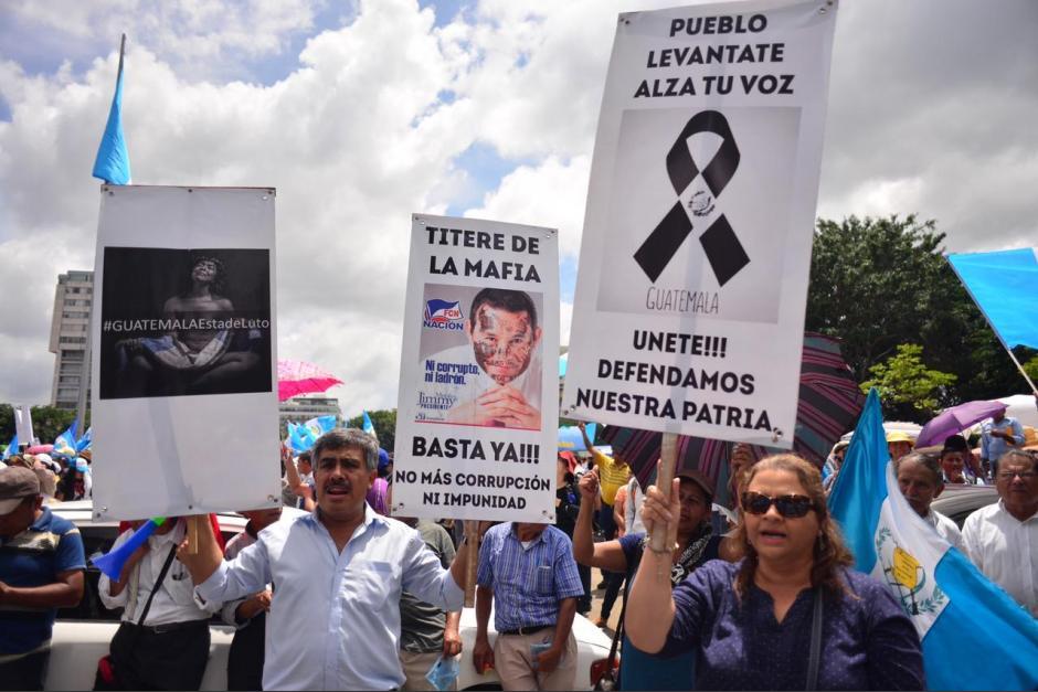 El presidente Jimmy Morales habl&oacute; de logros de su gesti&oacute;n y entre ellos dijo que en su Gobierno "no hubo una sola huelga". (Foto: Archivo/Soy502)