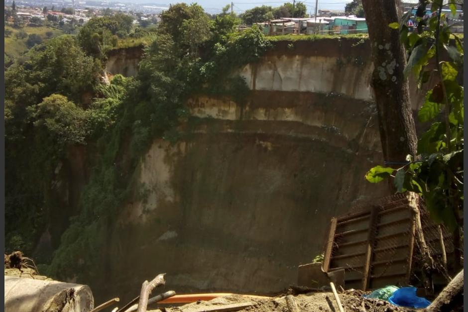 El derrumbe en Ciudad Peronia afectó varias viviendas de dos colonias. (Foto: Archivo/Soy502)