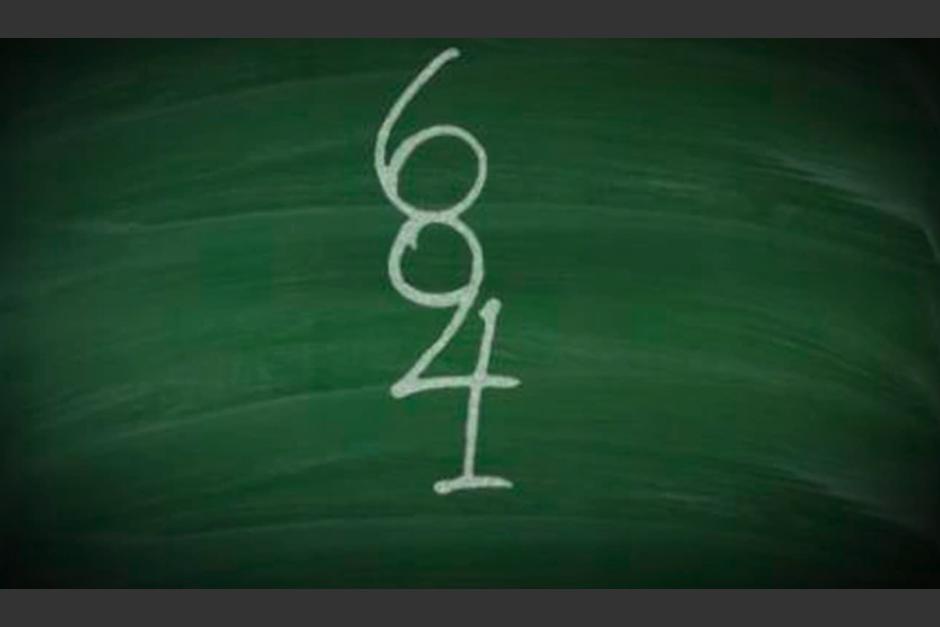 Algunos distinguen los n&uacute;meros 6,9 y 4. Otros dicen que ven el 8,2 y 9. En realidad, si se ve fijamente la imagen, se pueden descubrir los n&uacute;meros del 0 al 9. (Foto: Facebook).