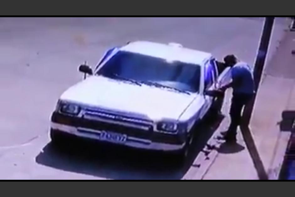 La PNC ya tiene conocimiento de este robo. (Foto: captura de pantalla)