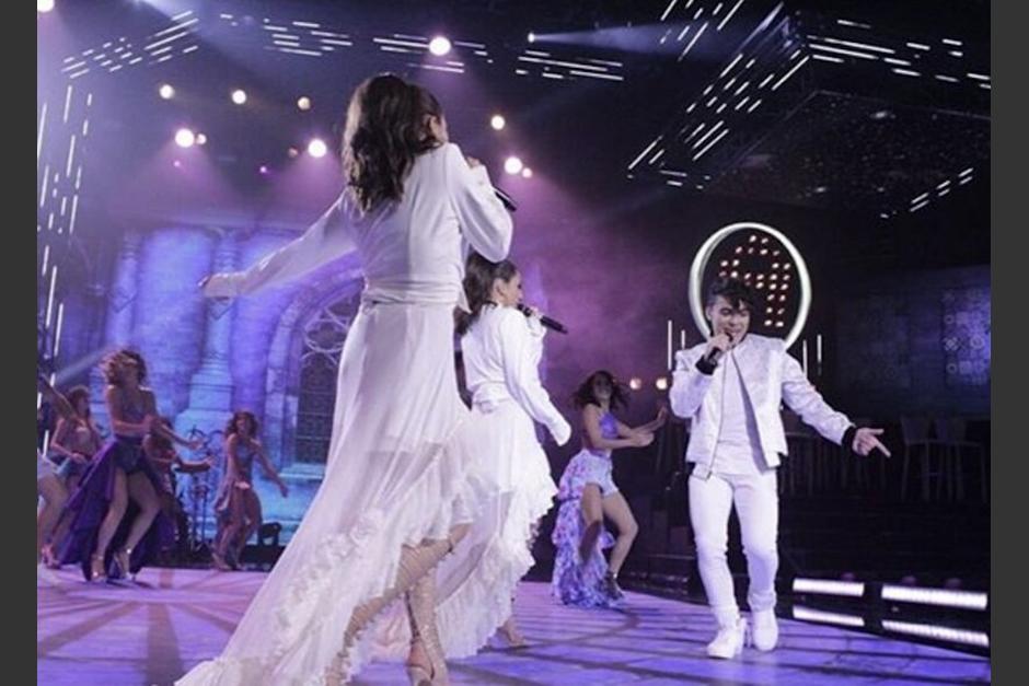 Denis Arana dio todo en el escenario. (Foto: La Academia oficial)&nbsp;