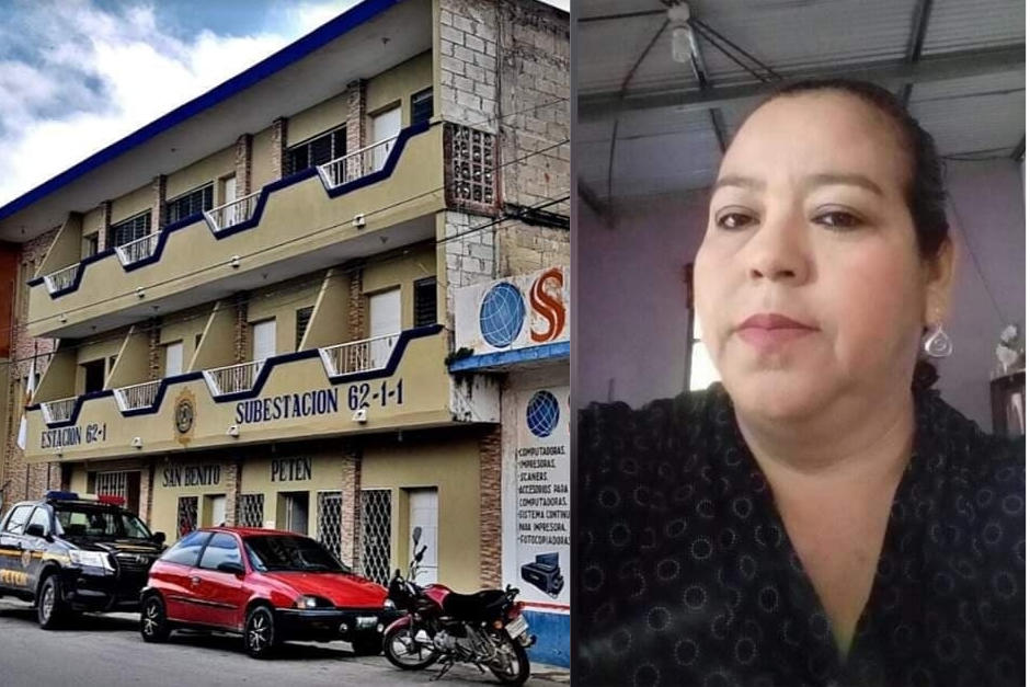 Abogada denunció supuestos abusos de PNC, tras ser consignada por agredir a varios Policías. (Fotos Facebook)