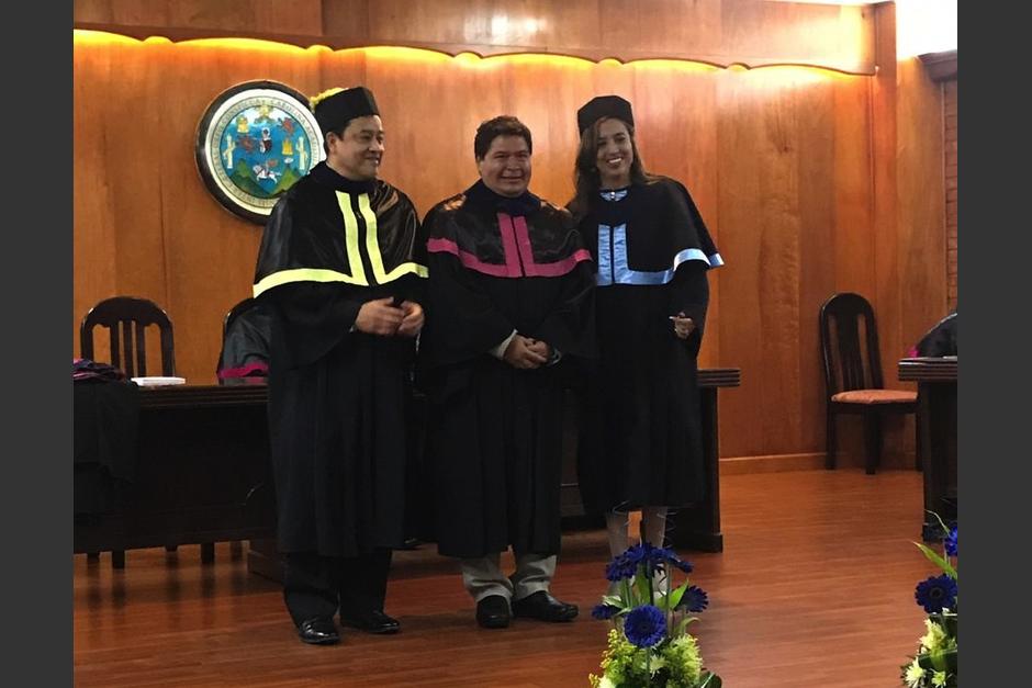 Fredy logró graduarse de la Universidad de San Carlos. (Foto: Alejandra Alvarado)
