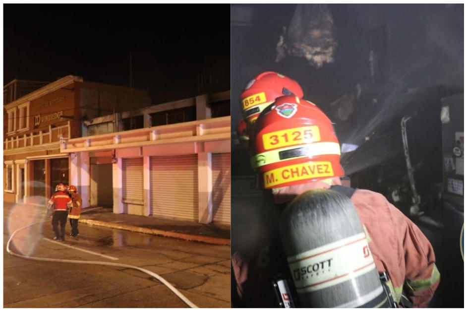 Se reporta en&nbsp;la 8 calle y 2 avenida de la zona 1 capitalina. (Fotos: Bomberos)