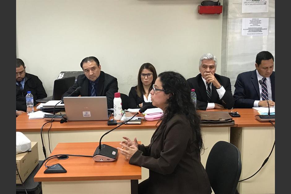 Diana Odeth Benavides realizó serios señalamientos en contra de asesores de la fiscal María Consuelo Porras, el fiscal Marlon Pacheco y desde la bancada de diputados FCN. (Foto: Evelyn de León/Soy502)