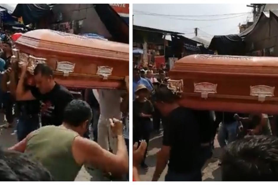 Despiden a su ser querido bailando música de cumbia en el entierro. (Foto: Captura de video)