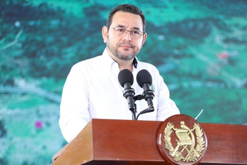 El presidente Jimmy Morales inició una gira de despedida en Jalapa. (Foto: Gobierno)