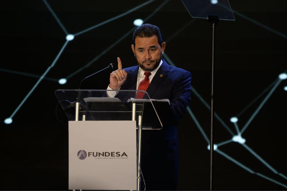 Morales lanzó varias críticas durante su discurso de inauguración del Enade 2019. (Foto: Wilder López/Soy502)