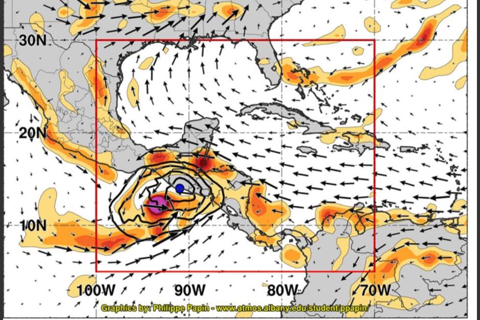 Las autoridades mantienen un monitoreo constante sobre dos sistemas. (Foto: Clima Guatemala)&nbsp;