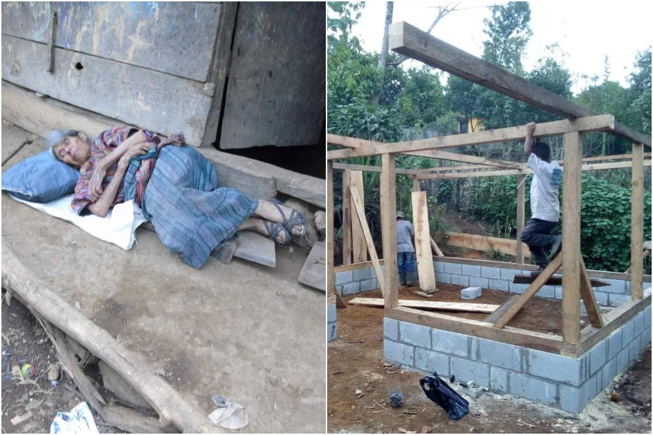 Tú puedes ayudarla y juntos podemos darle un lugar para vivir. (Fotomontaje Erivan Campos)