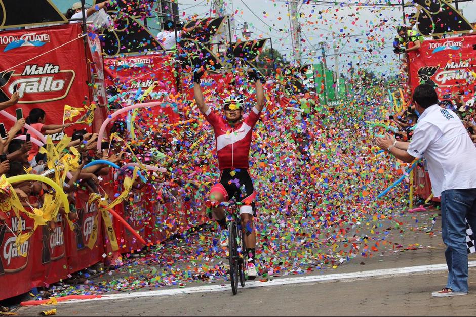El peruano&nbsp;André Alexander González fue el ganador de la cuarta etapa de la Vuelta a Guatemala. (Foto: Douglas Suruy/Soy502)
