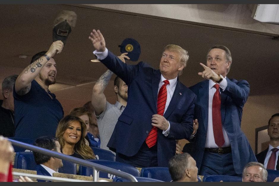 El mandatario fue abucheado durante el partido. (Foto: AFP)&nbsp;