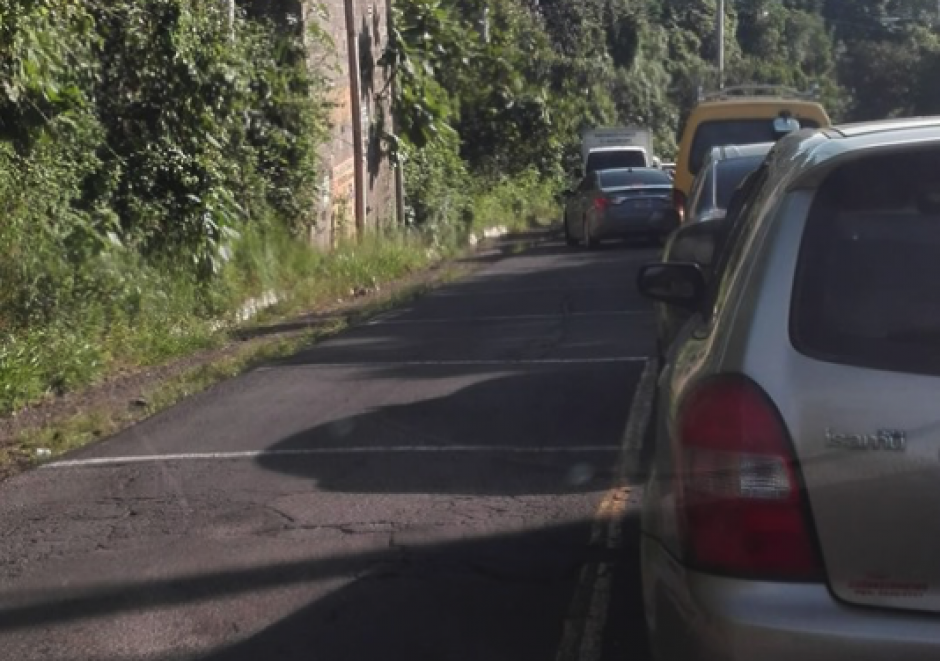 El incidente se registró la mañana de este jueves. (Foto: Somos Ciudad San Cristóbal/Mixco)