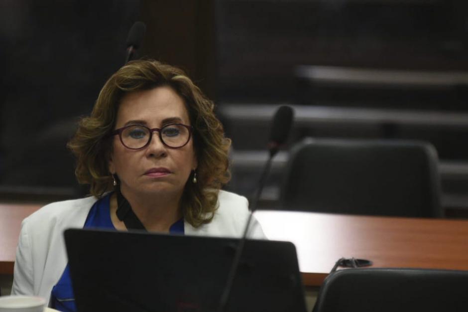 Sandra Torres no habló en la audiencia. (Foto: Wilder López/Soy502)