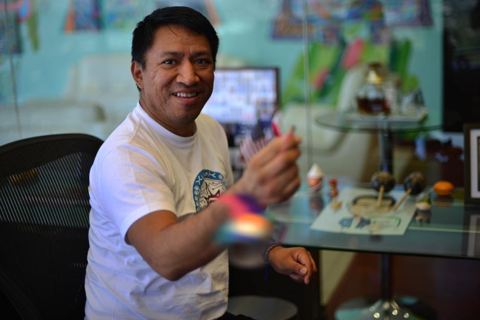 El ronr&oacute;n fue uno de los juguetes que m&aacute;s disfrut&oacute; Marcos. (Foto: Jes&uacute;s Alfonso/Soy502)