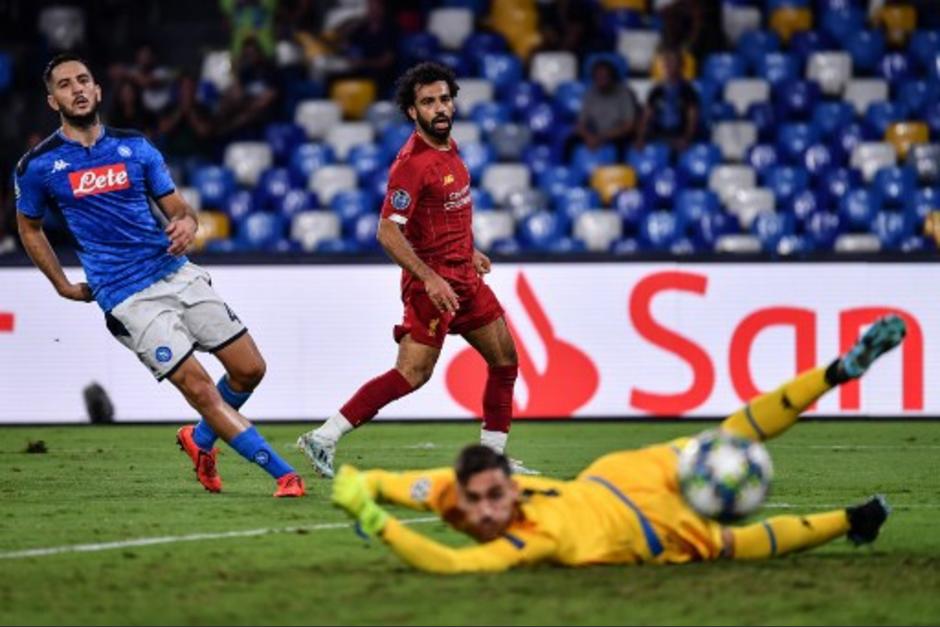 El campeón Liverpool no salió vivo del San Paolo de Nápoles. (Foto: AFP)