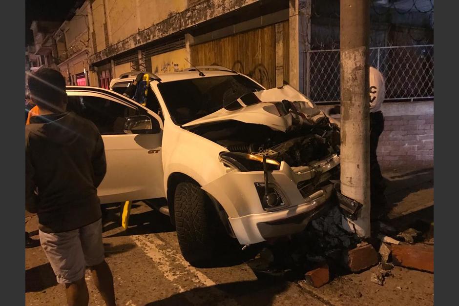Un accidente se registró en horas de la madrugada de este jueves. (Foto: Bomberos Voluntarios)&nbsp;