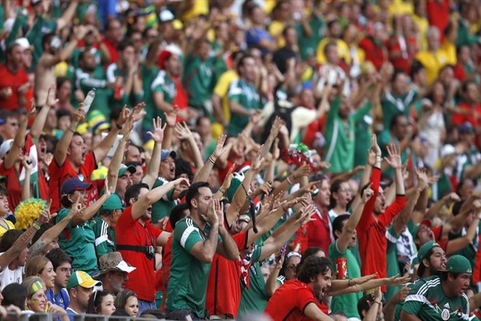 El grito "ehhh p.." podría salirle muy caro a la selección de México. (Foto: AFP)