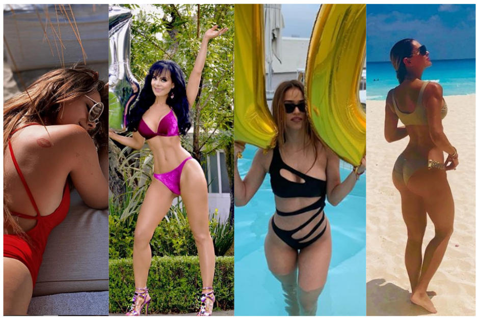 Mira c&oacute;mo celebran estas famosas sus sorprendentes cantidades de seguidores. (Fotomontaje Erivan Campos)