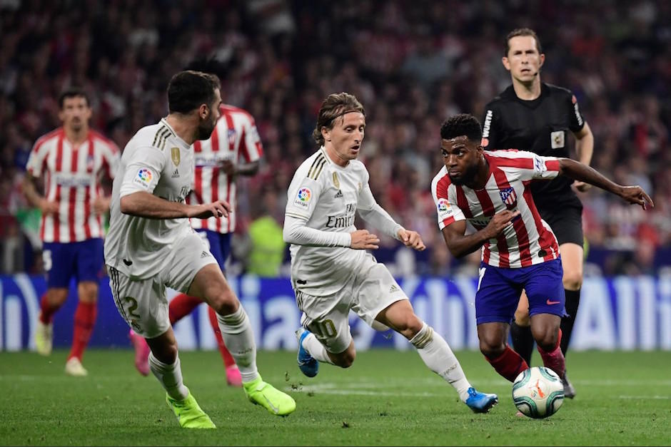 El derbi madrileño no tuvo ganador en el Wanda Metropolitano. (Foto: AFP)