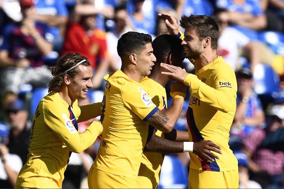 El Barcelona suma 13 puntos en la Liga Española. (Foto: AFP)