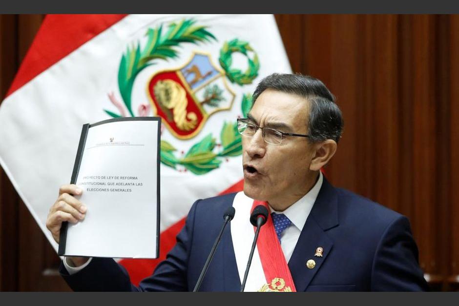 El presidente del Per&uacute;, Mart&iacute;n Vizcarra, disolvi&oacute; el Congreso. (Foto: El Comercio)