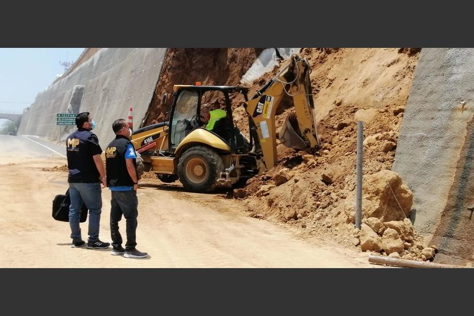 La investigación por las anomalías en el Libramiento de Chimaltenango inició en 2019. (Foto: Ministerio Público)