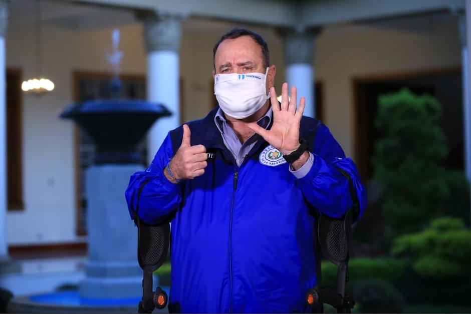 El presidente anunció de los últimos seis casos reportados hasta este Martes Santo. (Foto: SCSP)&nbsp;