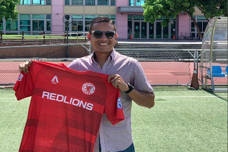 El guatemalteco Gerardo Rabre disputará su segunda temporada en el fútbol de Taiwan. (Foto: Gerardo Rabre)