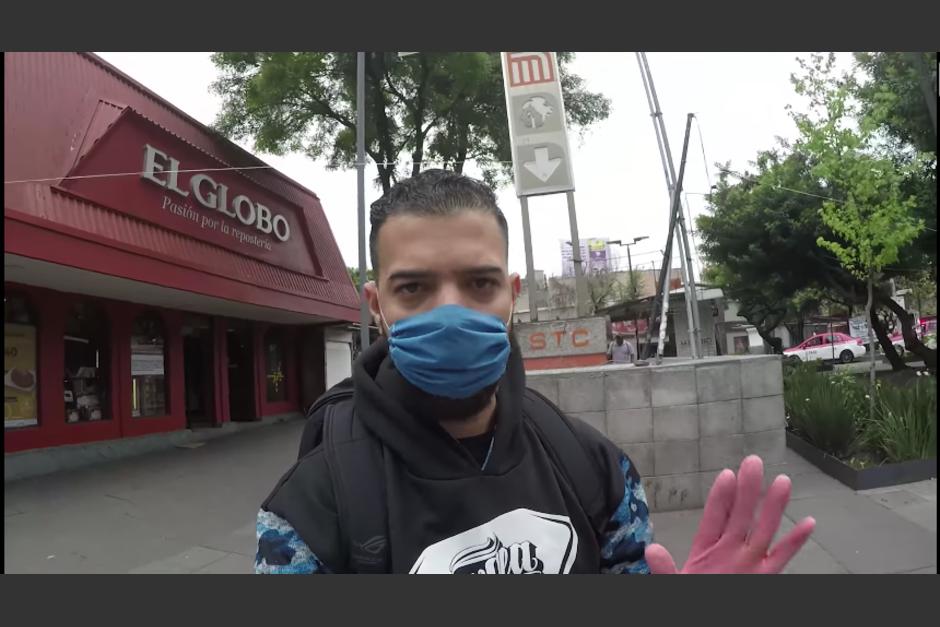 Soy Davis Show ha causado polémica por salir a la calle tras haber dado positivo de coronavirus. (Captura Video)