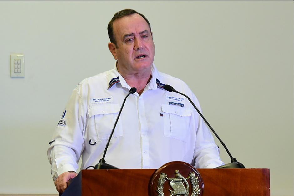 El presidente Alejandro Giammattei informó nuevos casos de coronavirus en el país. (Foto: Archivo/Soy502)