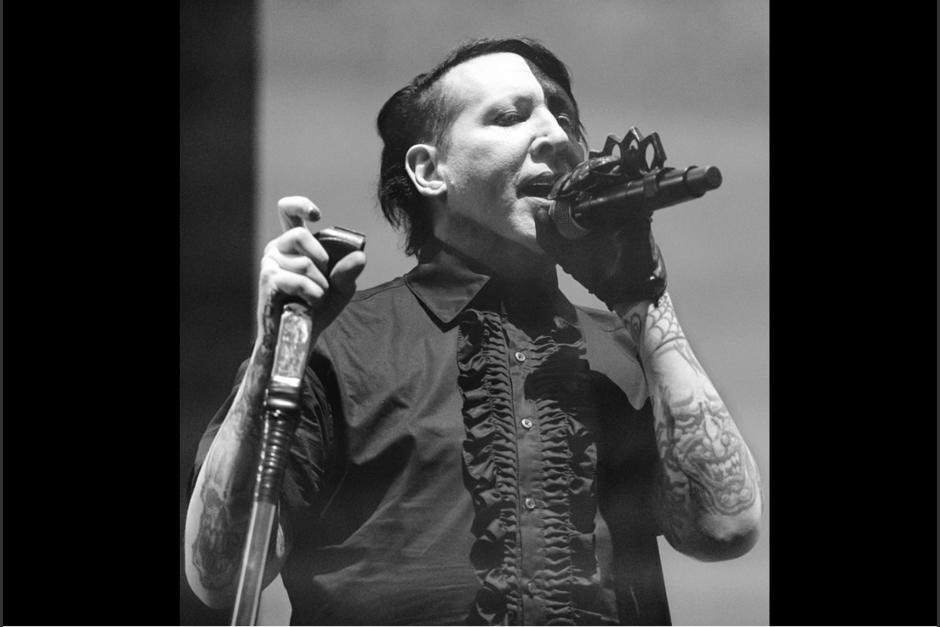 El cantante Marilyn Manson sufri&oacute; un accidente mientras se presentaba en Nueva York. (Foto: Wikipedia)