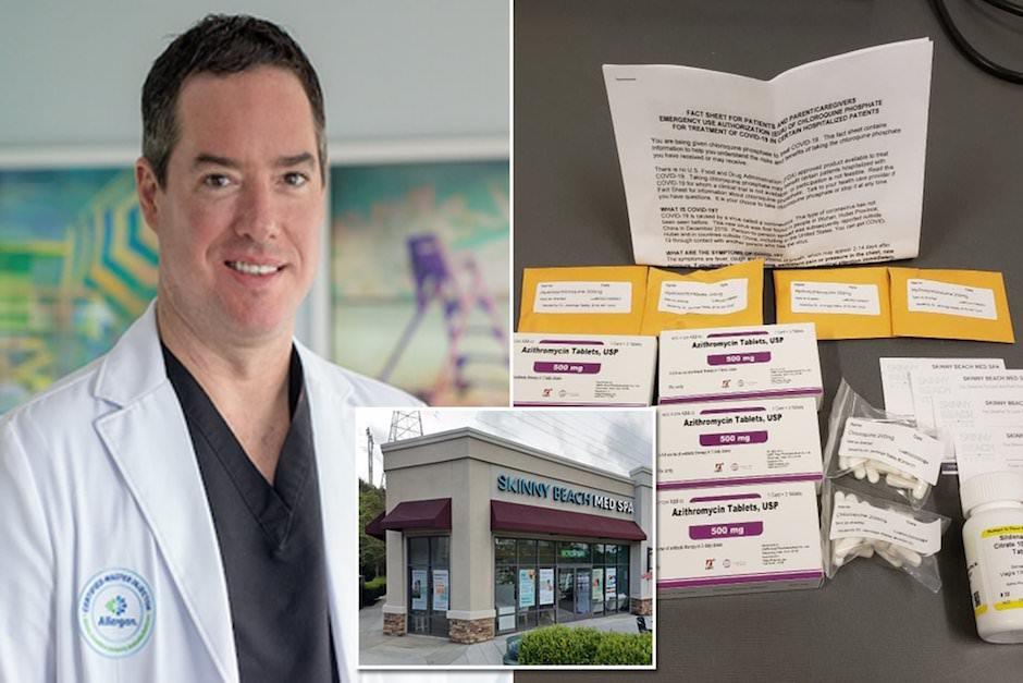 El doctor Jennings Ryan Staley de San Diego, California podría ser sentenciado a 20 años de cárcel por vender una suspuesta cura contra el coronavirus. (Foto: Daily Mail)