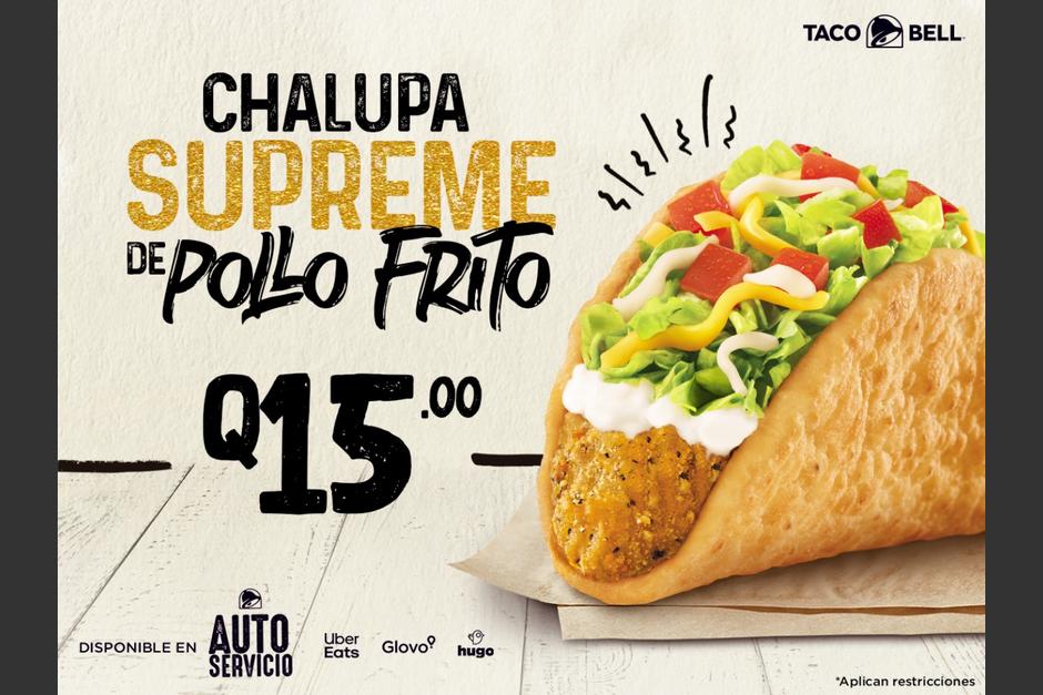 Taco Bell presenta la nueva Chalupa Supreme de Pollo Frito