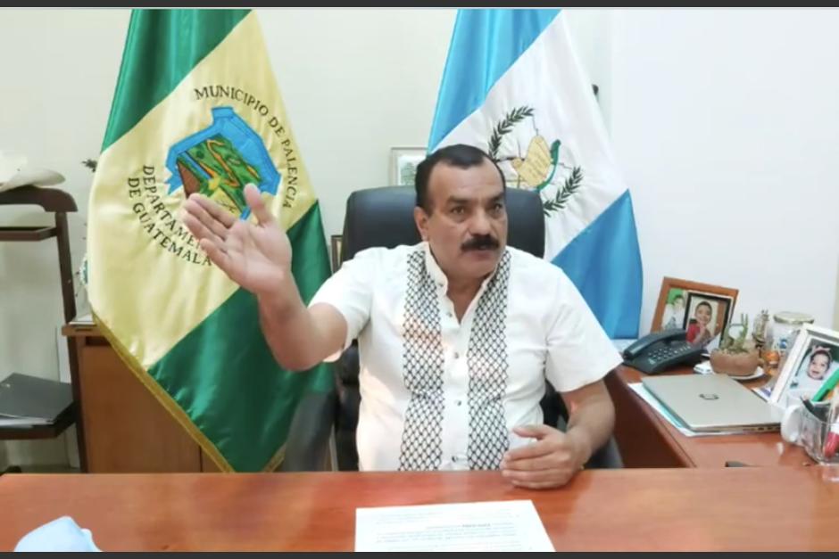 El alcalde de Palencia, Guadalupe Reyes, confirma un caso de Covid-19 en ese municipio. (Foto: Captura de pantalla)
