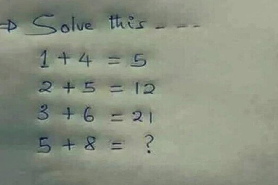 El nuevo reto matem&aacute;tico que pocos han logrado resolver. (Foto: Oficial)