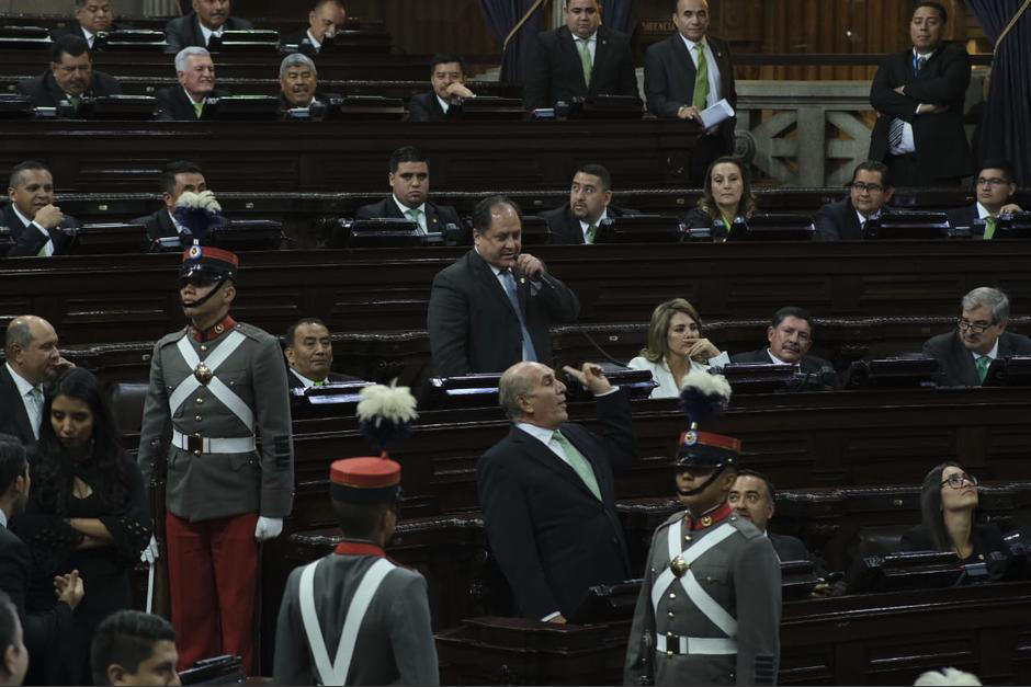 El bloque legislativo de la Unidad Nacional de la Esperanza se encuentra dividido en dos partes. (Foto: Archivo/Soy502)