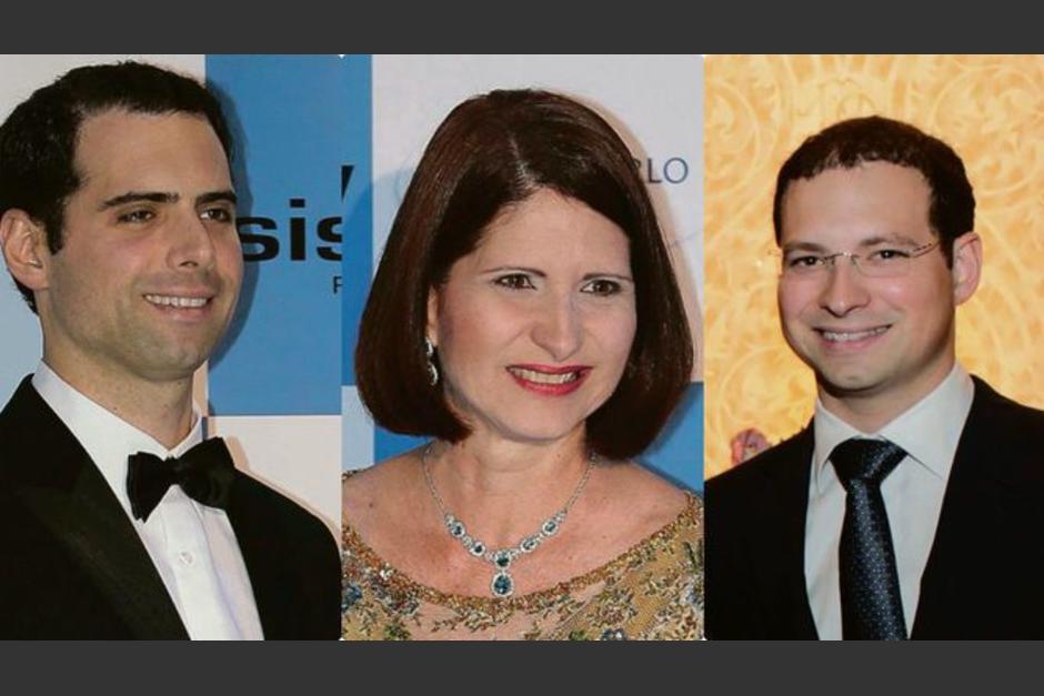 La exprimera Dama de Panamá, Marta de Martinelli, acudió en amparo de sus hijos Luis Enrique y Ricardo Alberto, ambos Martinelli, capturados en Guatemala. (Foto: La Prensa)