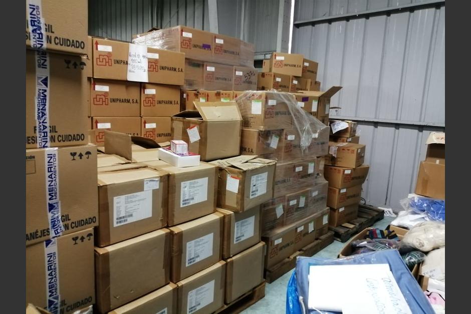 El medicamento fue donado por empresas privadas. (Foto: cortesía)